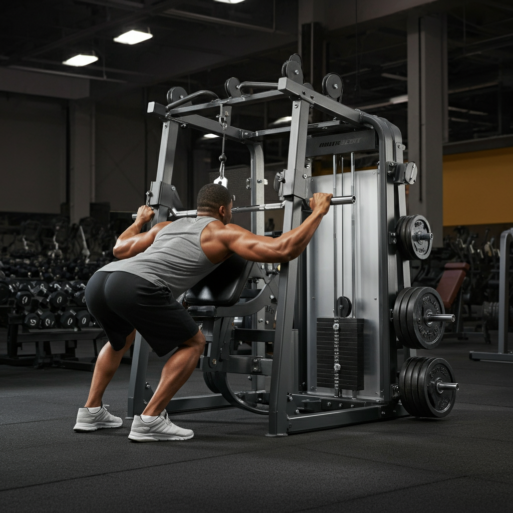 t bar row machine